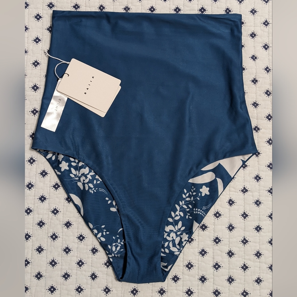 Baiia reversible swim bikini bottoms- Tahiti